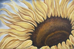 Sunflower Hug, Oil Painting