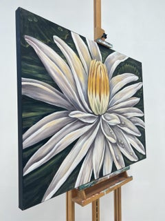 White Lotus, Resilience, Original Painting