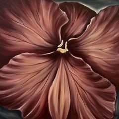 Pansy Passion 1, Oil Painting