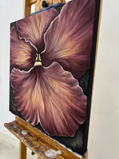 Pansy Passion 2, Oil Painting