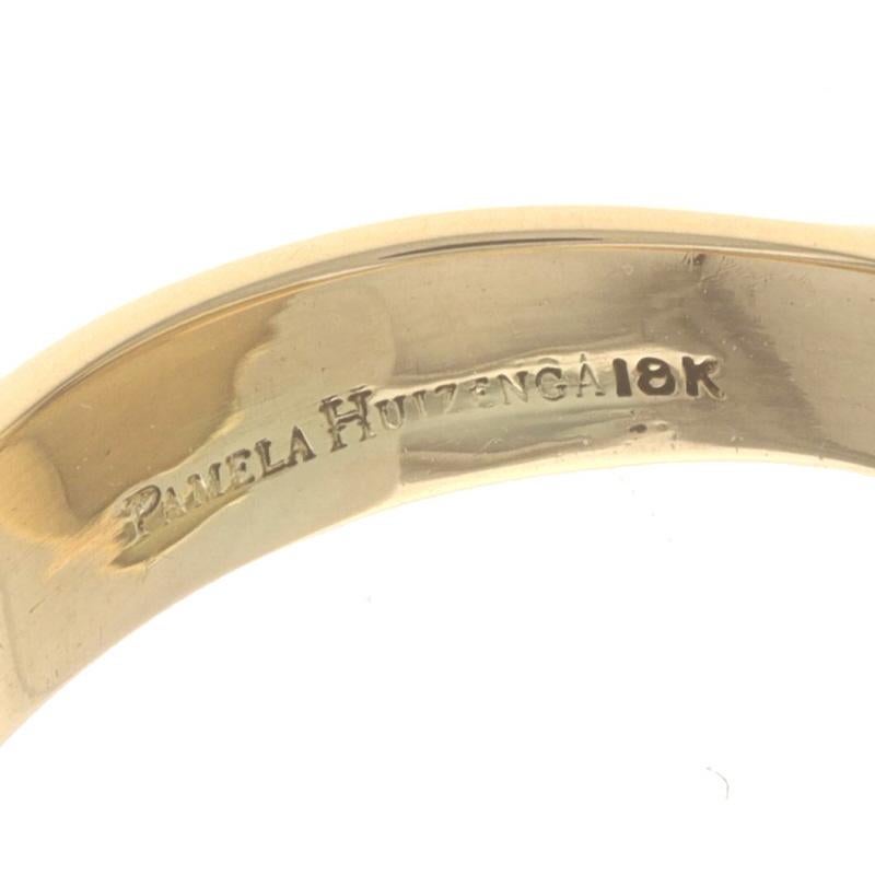 Women's Pamela Huizenga Rock Crystal Dia Chinese Dragon Ring Yellow Gold 18k Halo1.28ctw For Sale