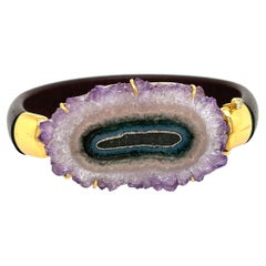 Pamela Huiznega Druzy-Armband aus 18 Karat Gold