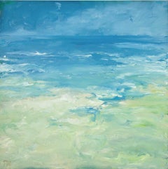 Oil painting 'Norfolk Seascape' by Pamela Noyes