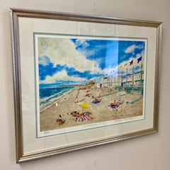 Impressionistic Coastal View Entitled " Sea Side" by Pamela Pike Gordinier