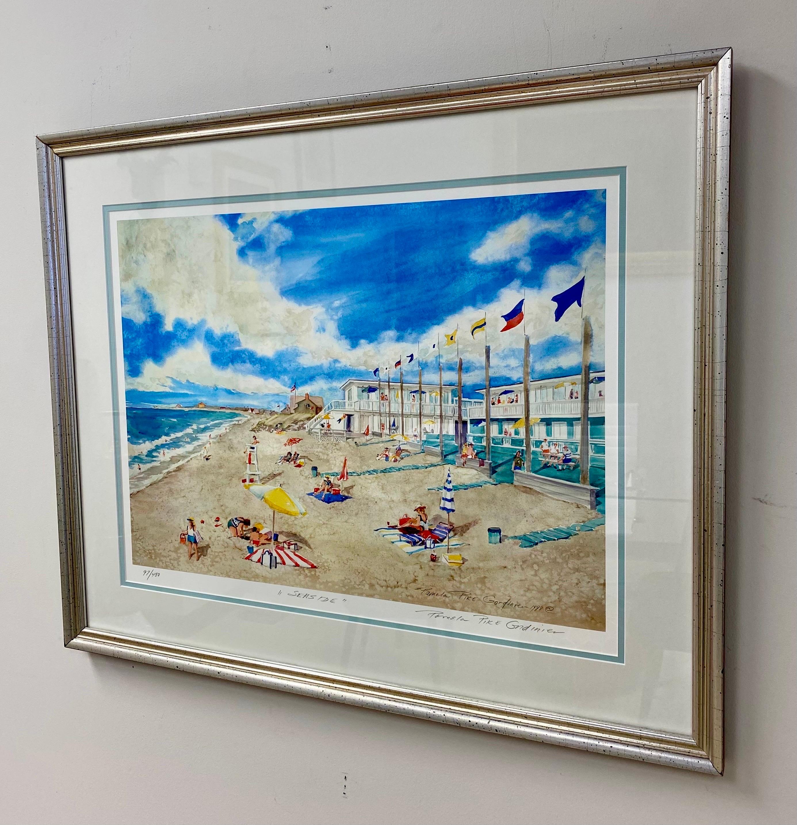 Impressionistische Küstenansicht mit dem Titel „ Meeresseite“ von Pamela Pike Gordinier  im Angebot 2