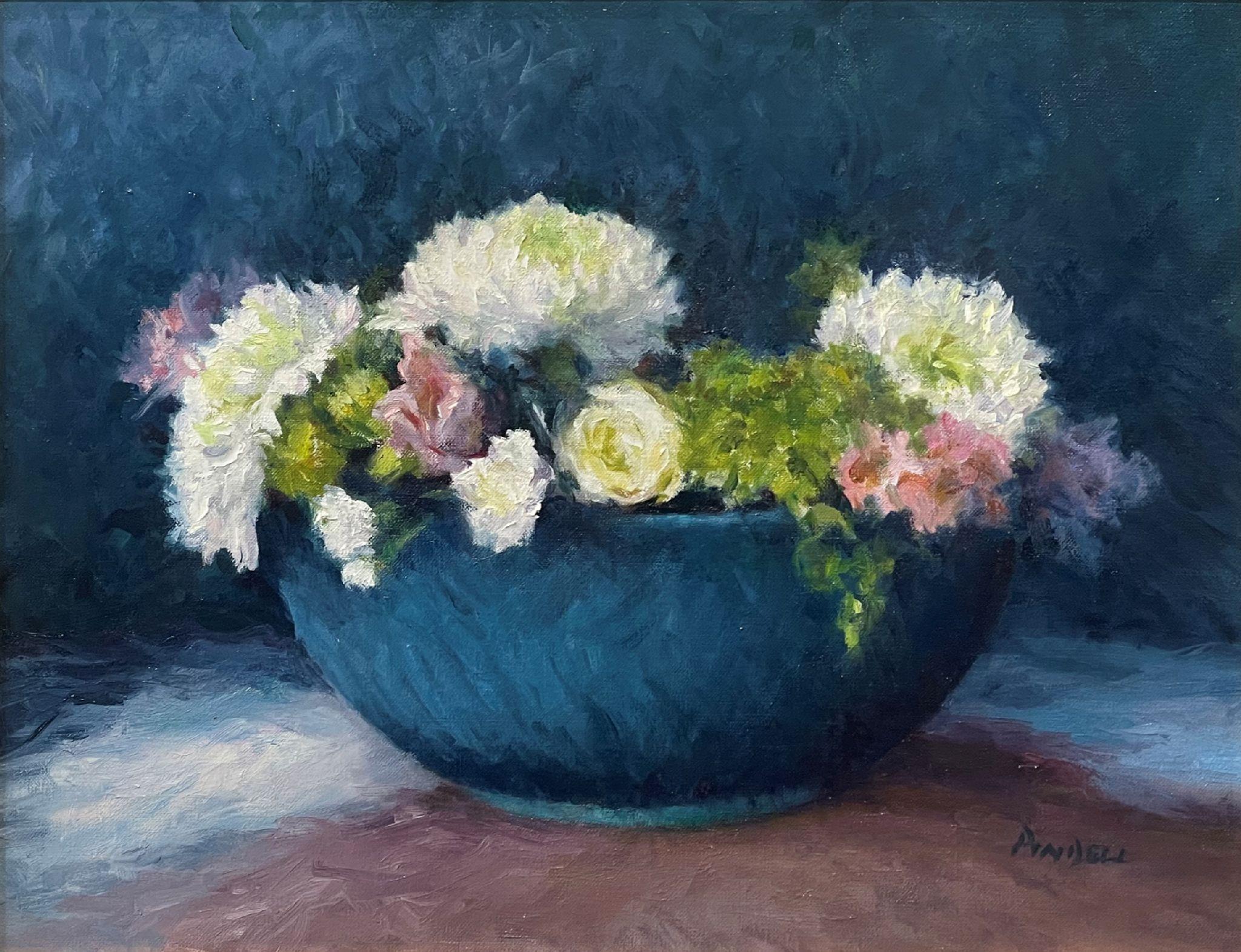 Still-Life Painting Pamela Pindell - Indigo Blues
