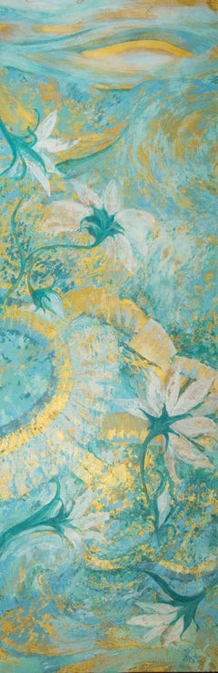 TAHITIAN SUNRISE, Peinture, Acrylique sur Toile