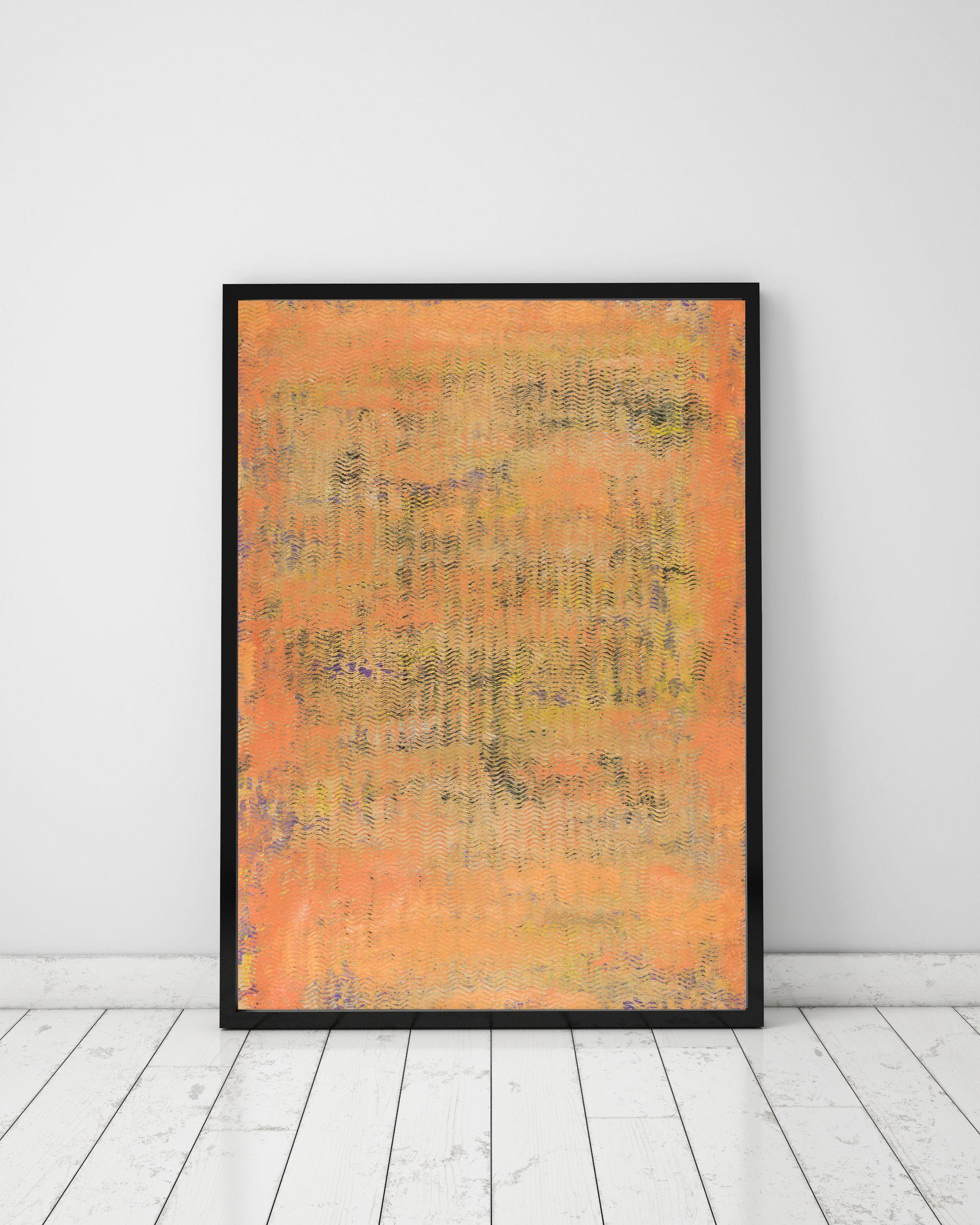 Tra le onde, Pittura, Acrilico su carta - Painting di Pamela Rys