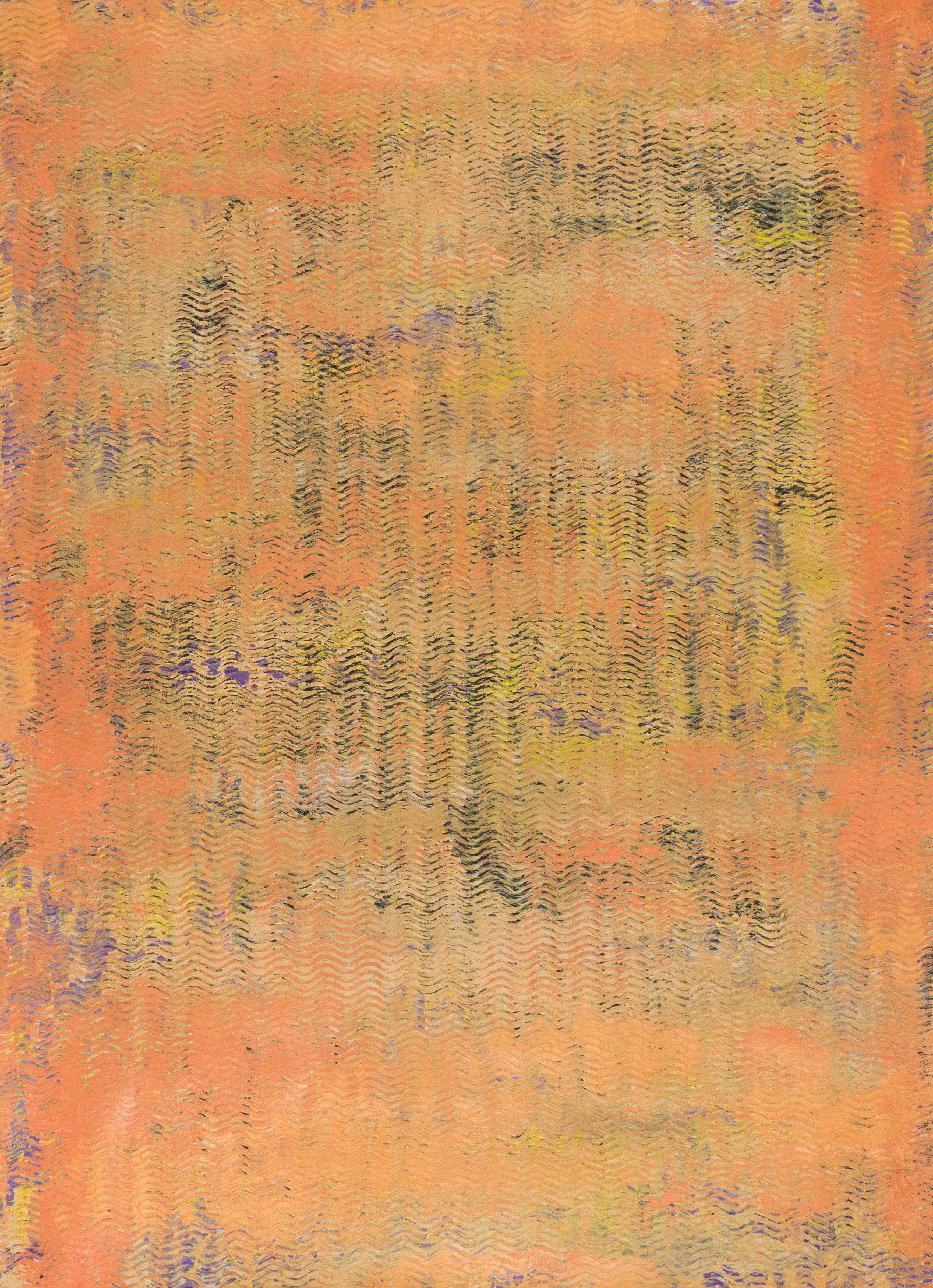 Abstract Painting di Pamela Rys - Tra le onde, Pittura, Acrilico su carta