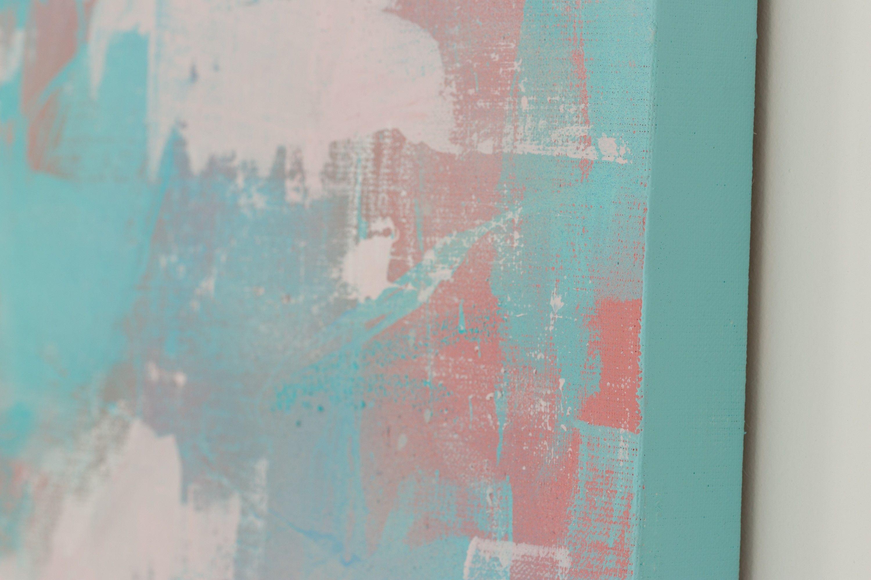 Bubble Gum 1, Pittura, Acrilico su tela - Painting Astratto di Pamela Rys