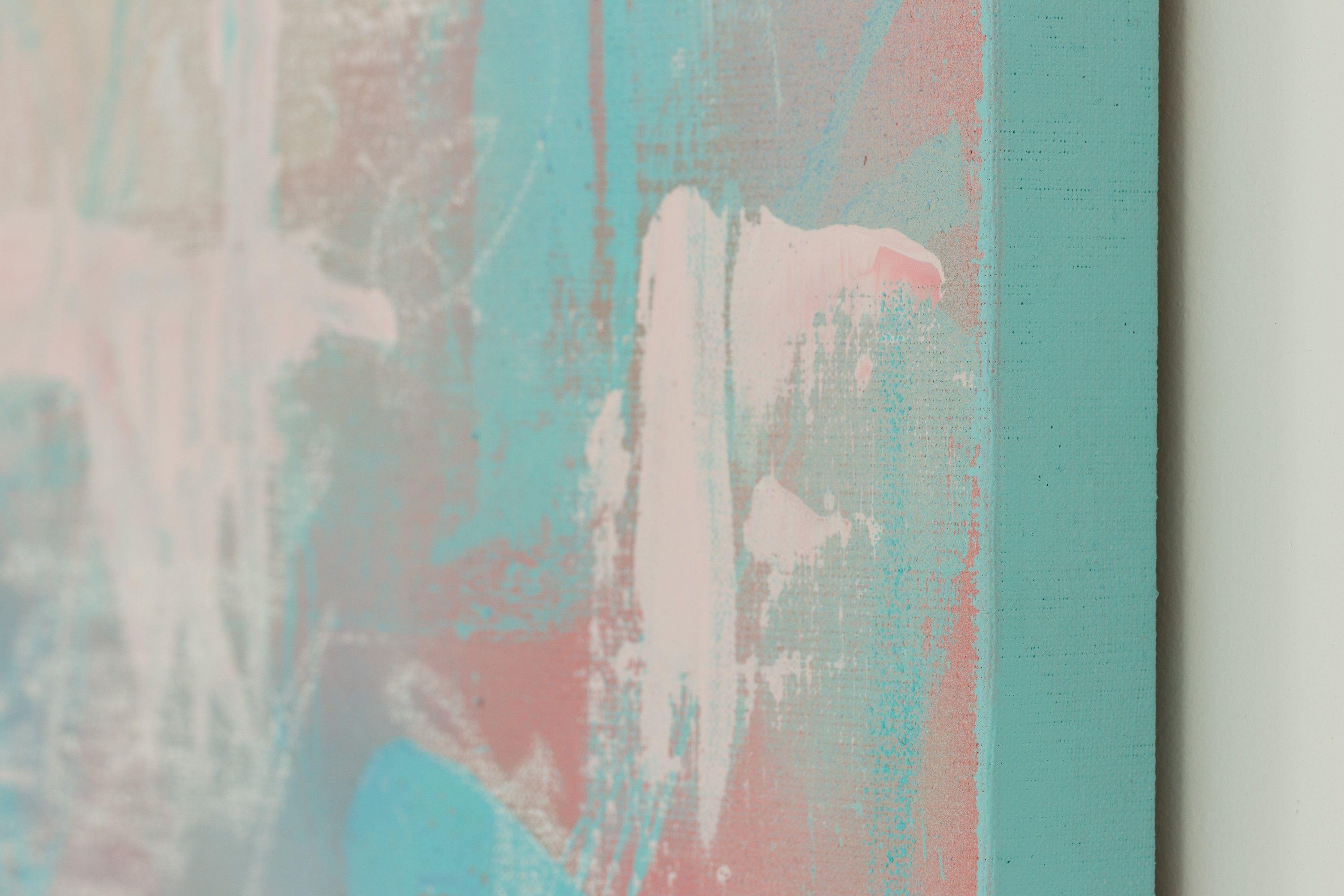 Bubble Gum 2, Pittura, Acrilico su tela - Painting Astratto di Pamela Rys