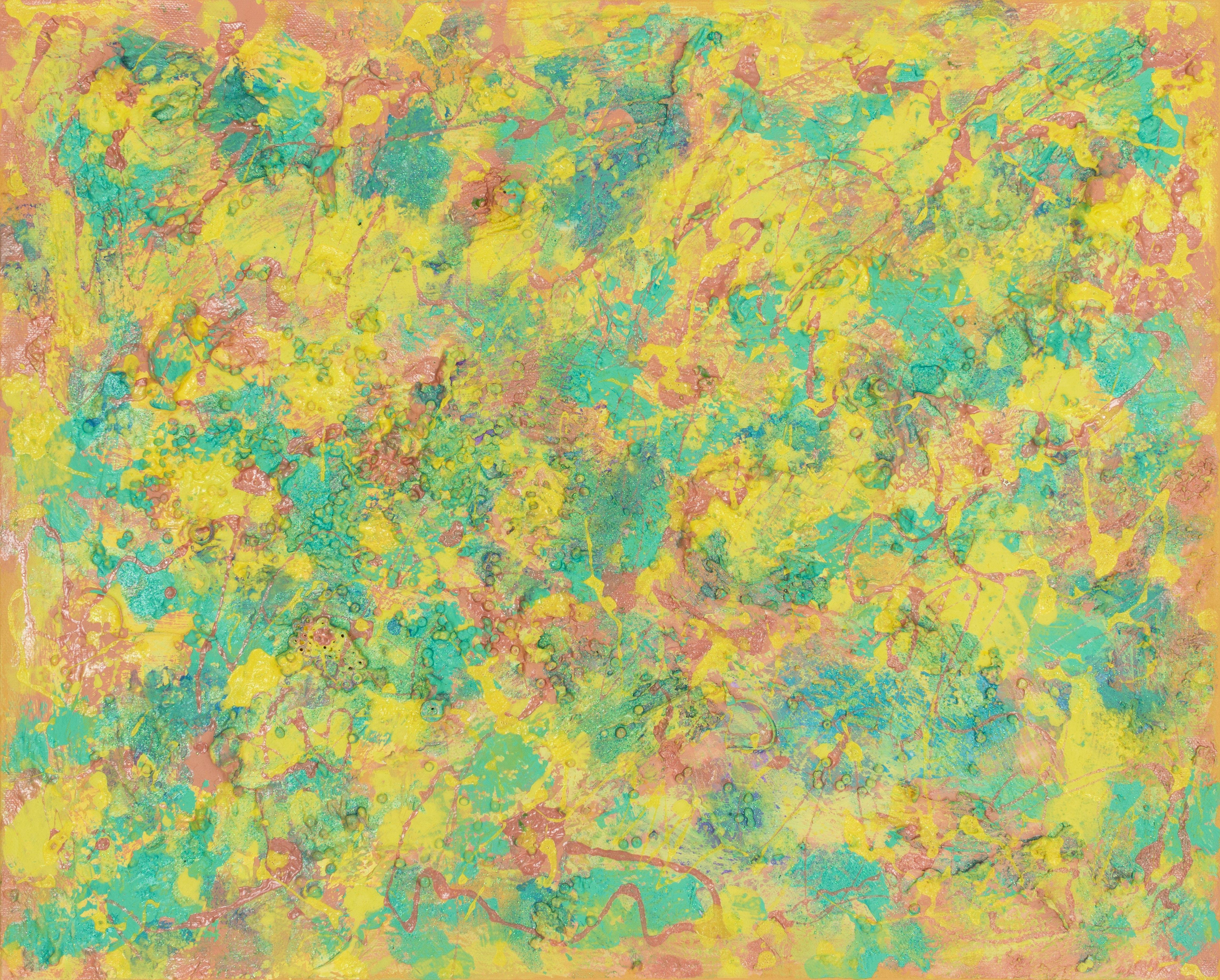 Abstract Painting di Pamela Rys - Colorstrology, Pittura, Acrilico su tela
