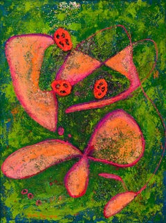 Flowers from Mars, Painting, Acrylic on Canvas