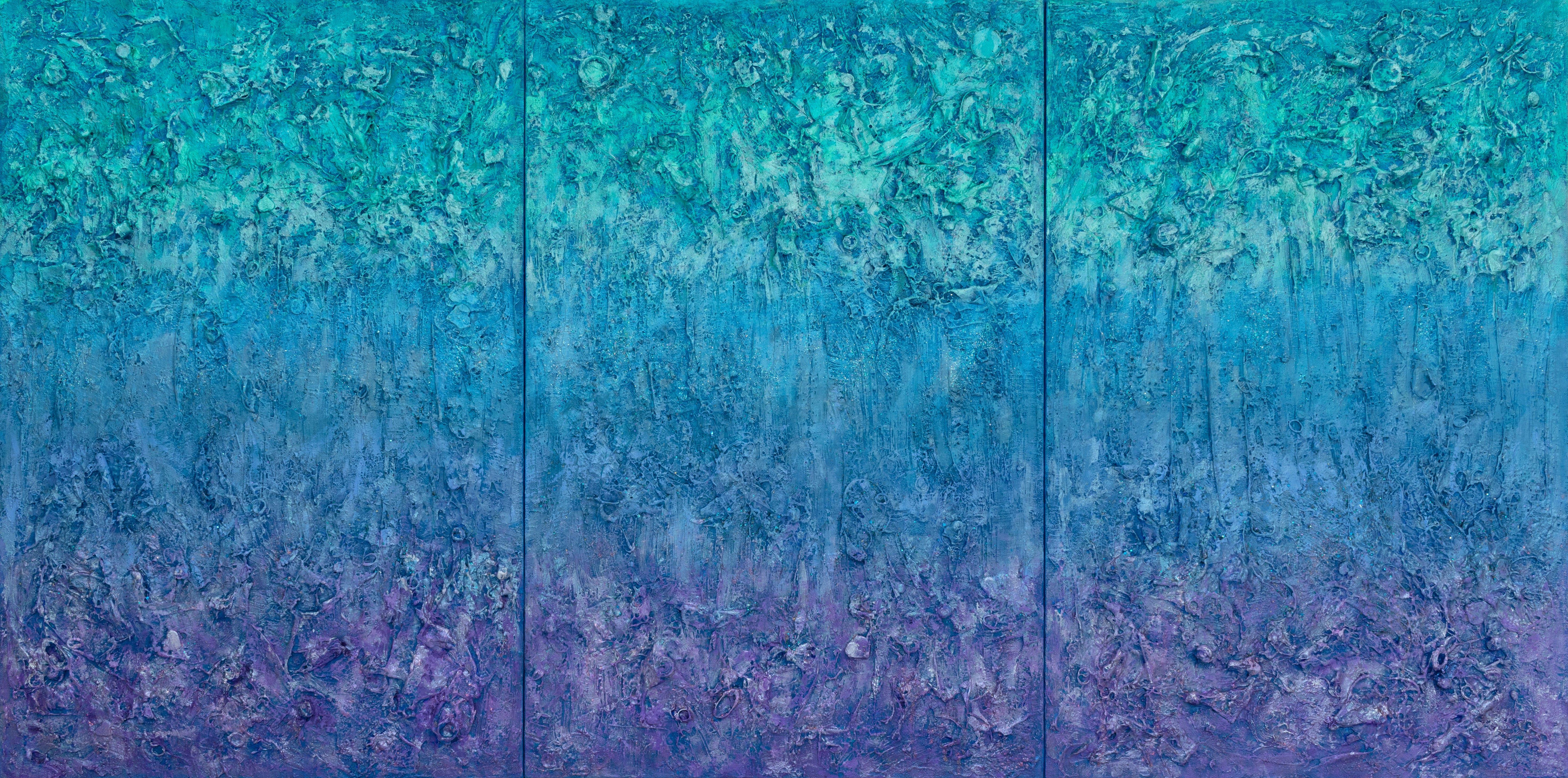 Abstract Painting di Pamela Rys - Maree galattiche, Pittura, Acrilico su tela