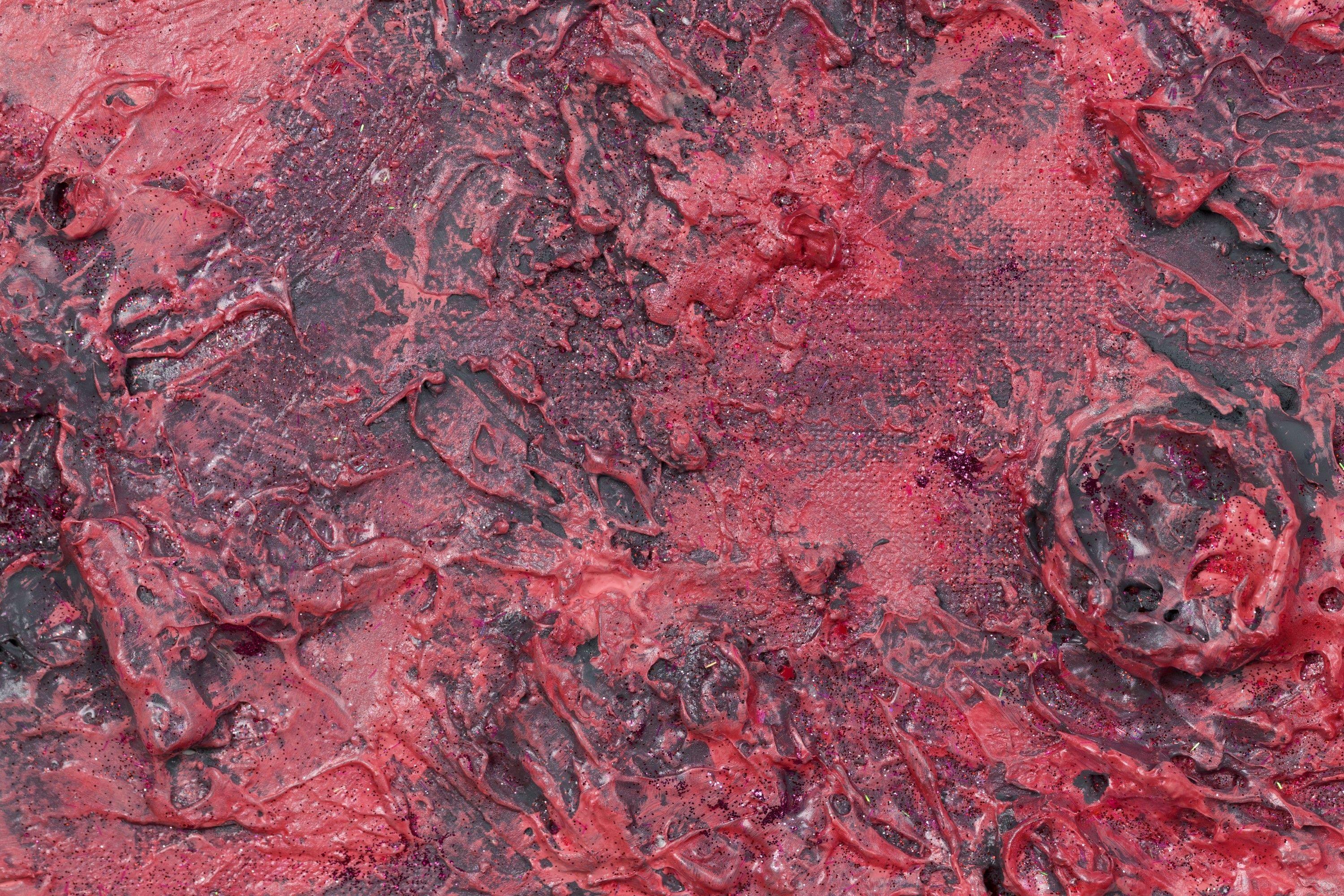 Galaxia De Sueños, Pintura, Acrílico sobre lienzo - Abstract Painting Marrón de Pamela Rys