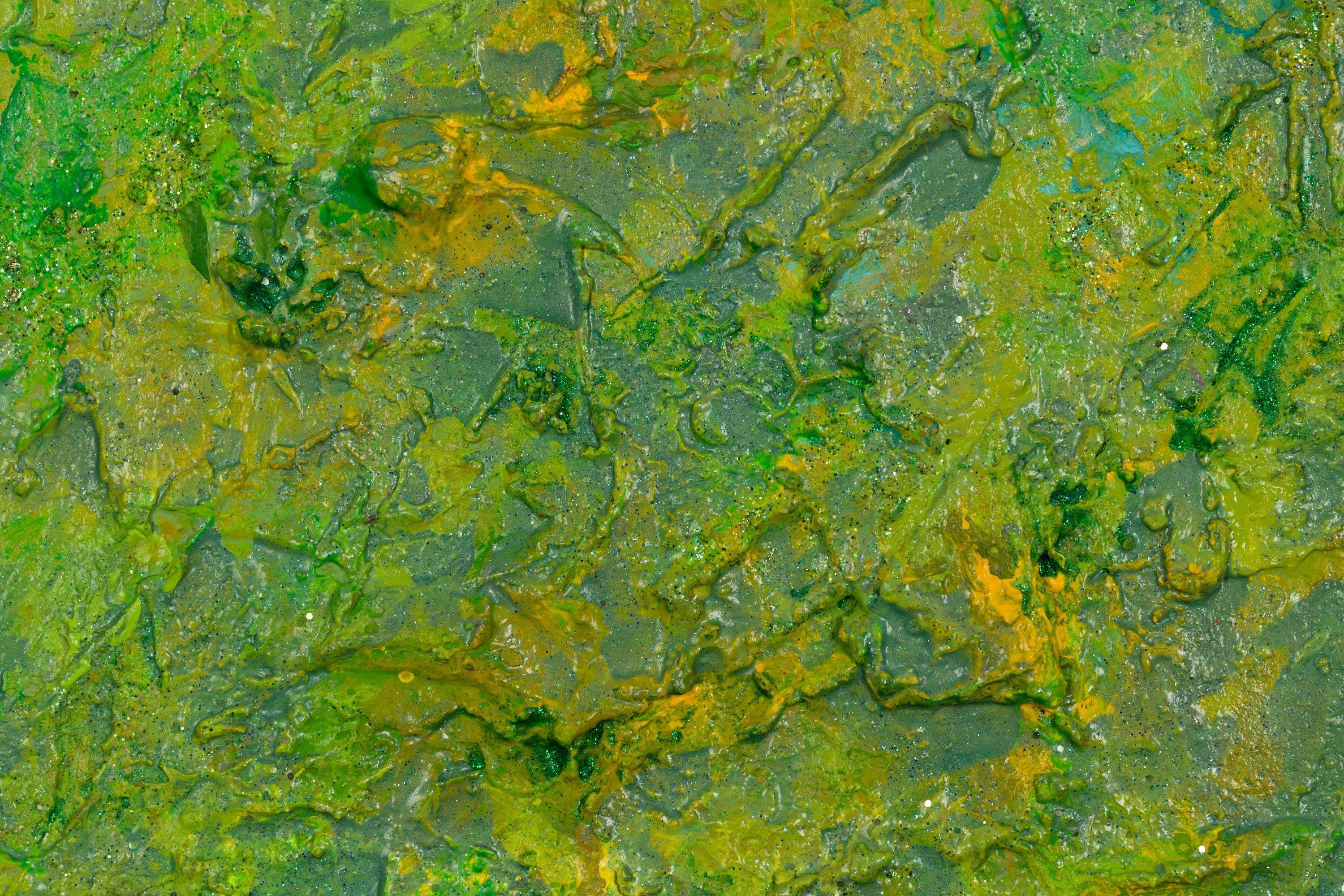 Esencia interior, Pintura, Acrílico sobre lienzo - Painting Abstracto de Pamela Rys