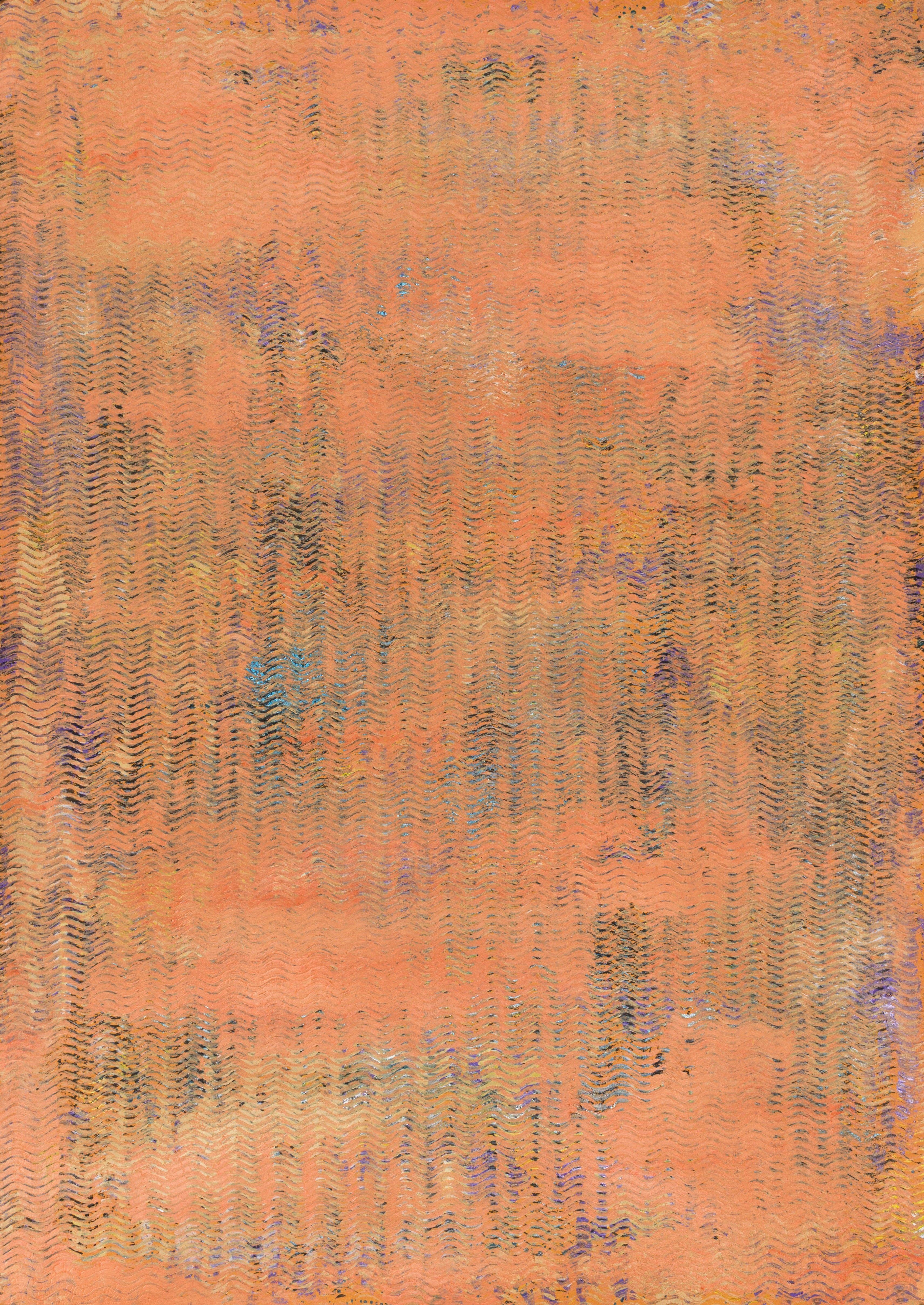 Abstract Painting de Pamela Rys - Sobre las olas, Pintura, Acrílico sobre papel
