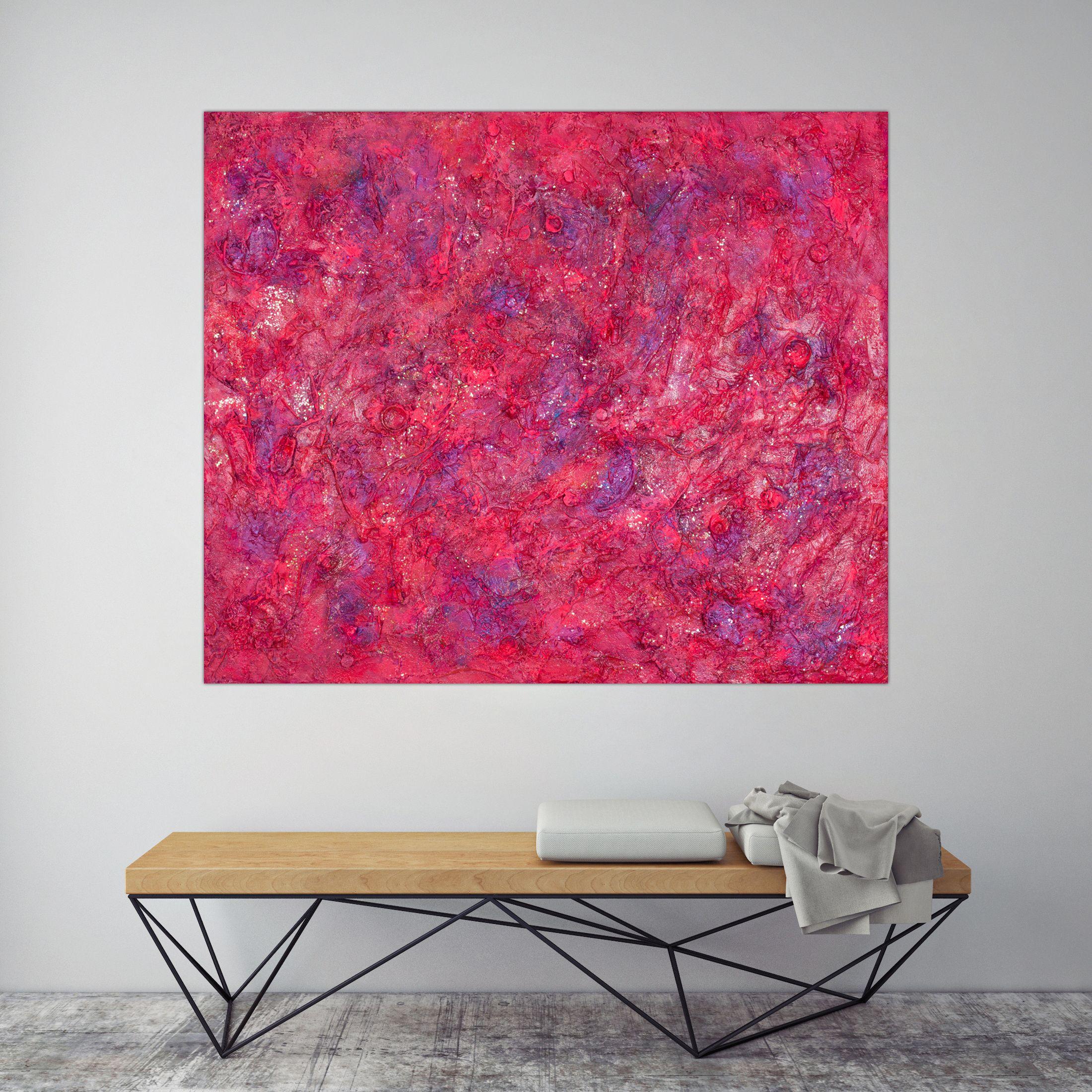 Si tratta di pittura a olio e acrilico su lino di alta qualità e su tela personalizzata. Lo stile è definito dall'uso scultoreo della pittura. Si tratta di una miscela tridimensionale costruita con molti strati di gesso, vernice, sabbia e altri
