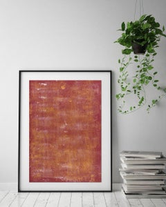 Sensual Amber Waves, Painting, Acrylic on Paper