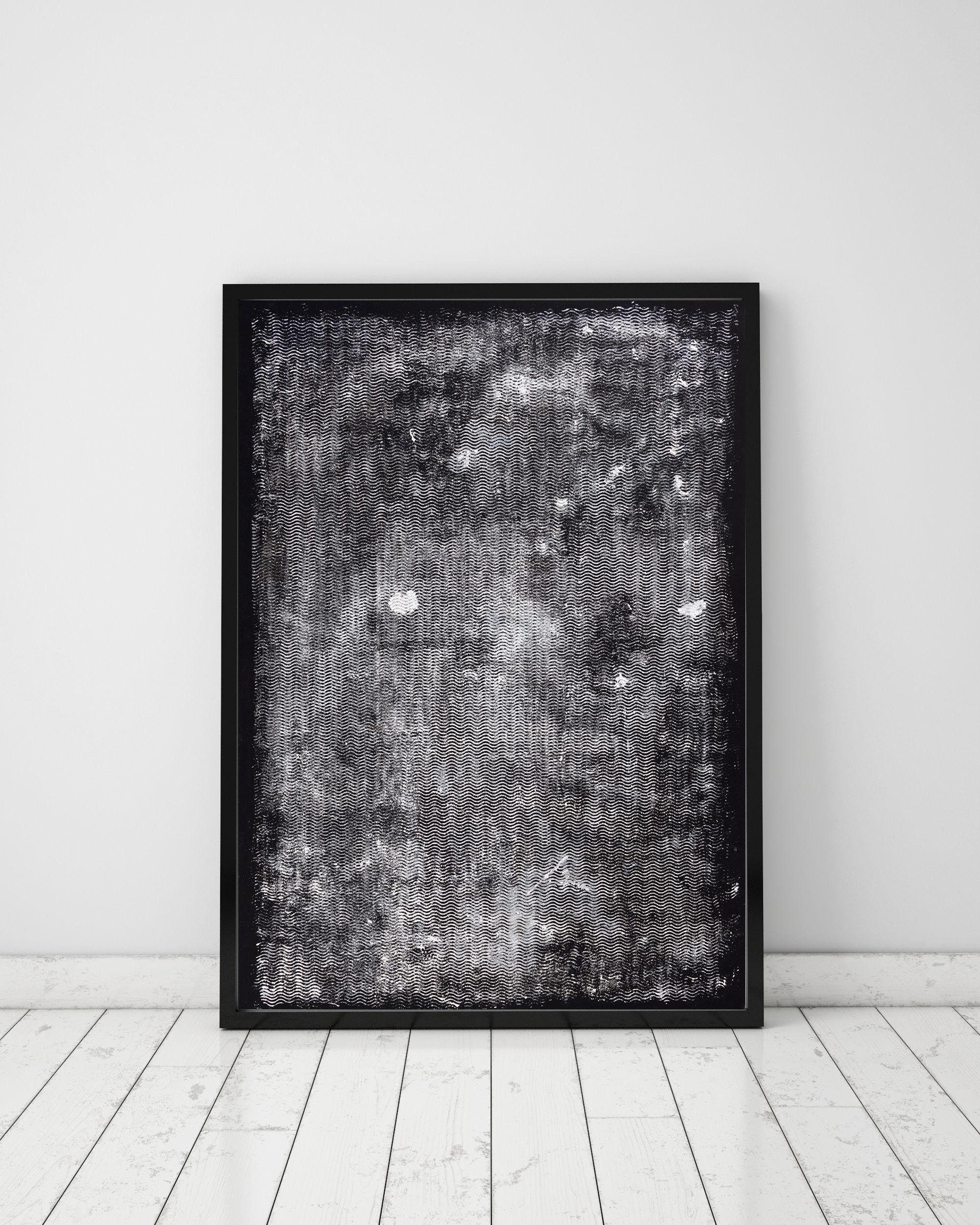 Ondas sinusoidales, Pintura, Acrílico sobre papel - Painting de Pamela Rys