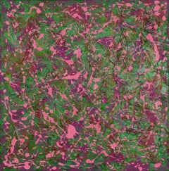 Sparkle Abstract, Painting, Acrylic on Canvas