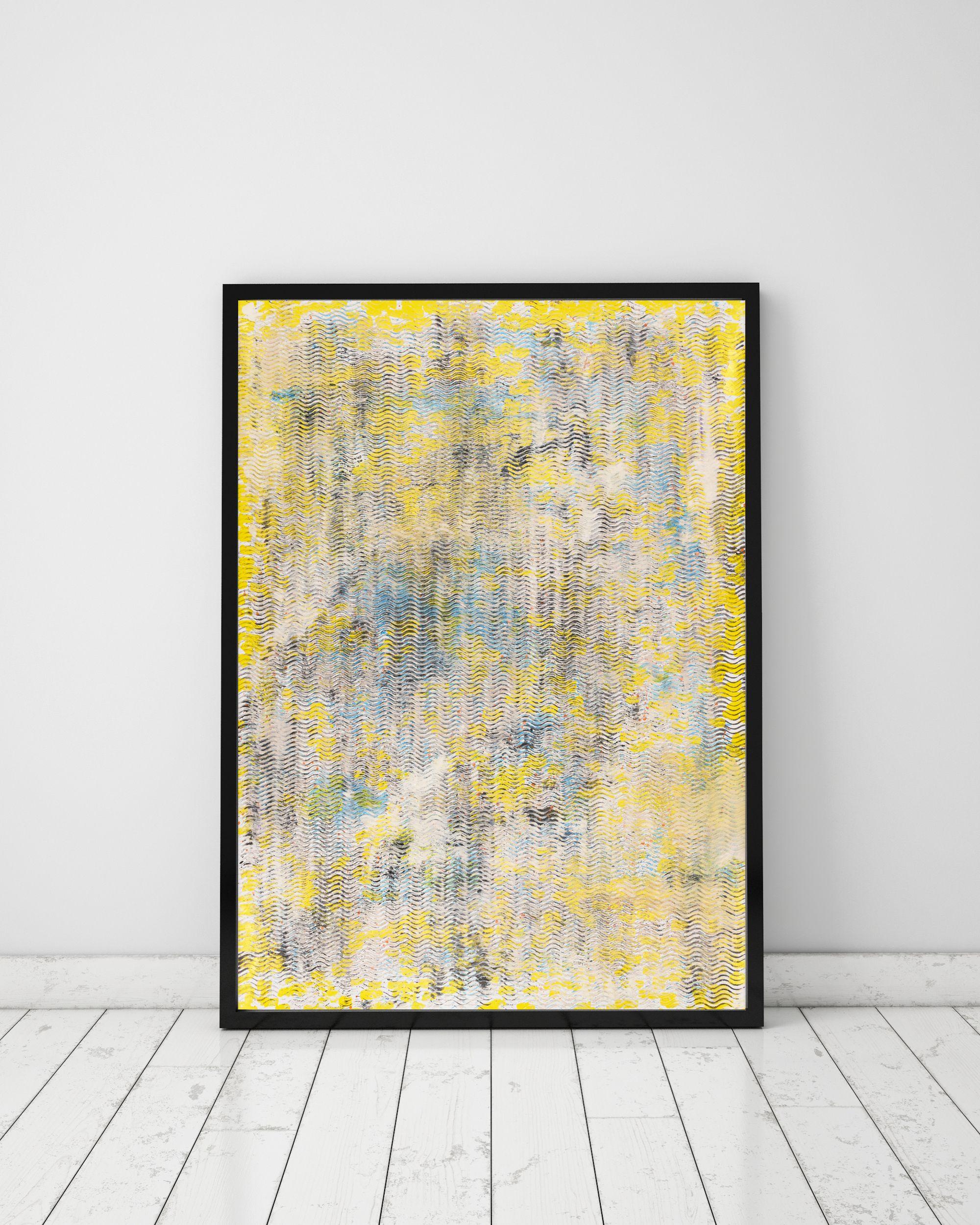 Olas de pensamiento, Pintura, Acrílico sobre papel - Painting de Pamela Rys