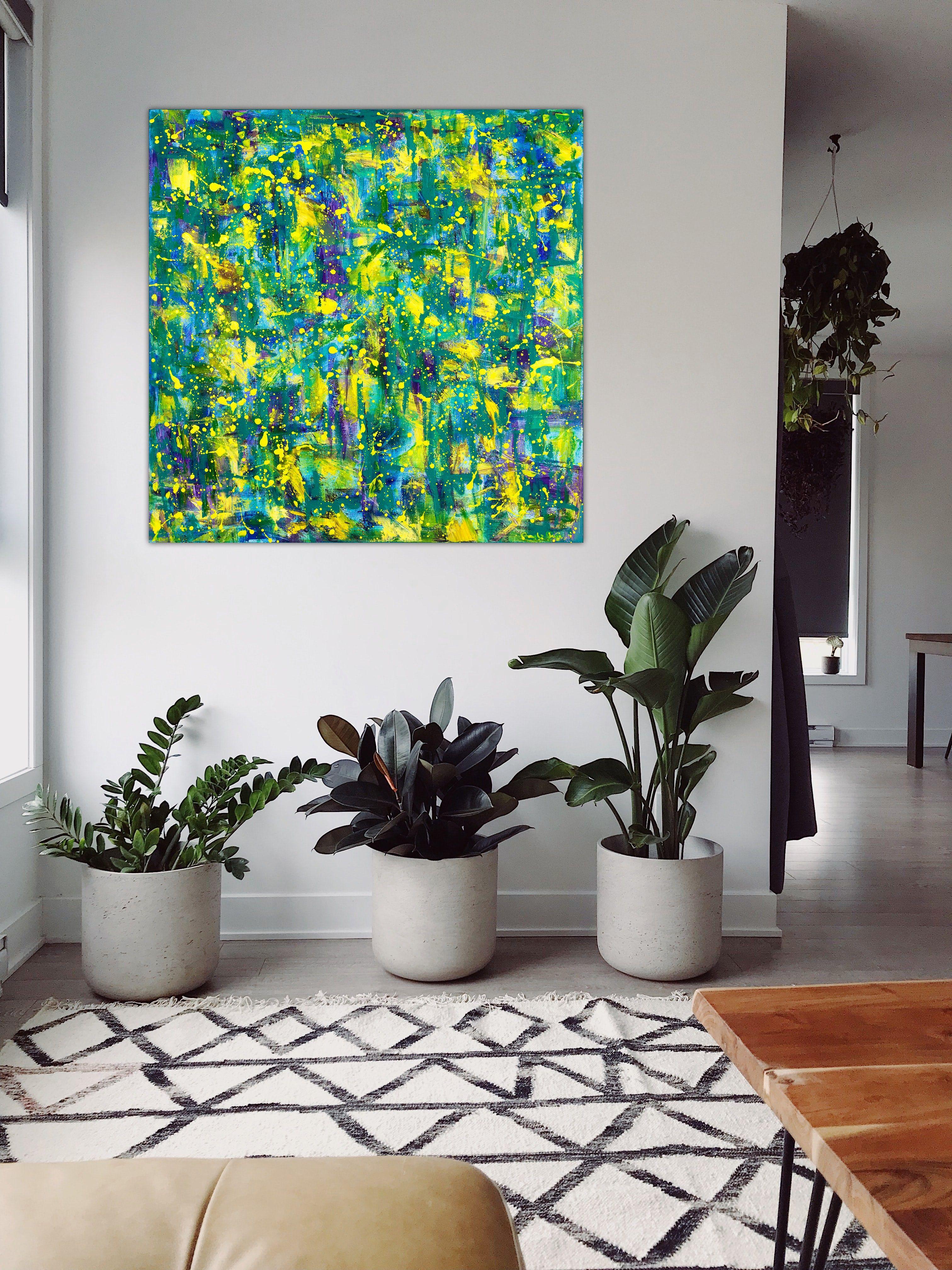 Benvenuti nella Jungling, Pittura, Olio su tela - Painting Espressionismo astratto di Pamela Rys