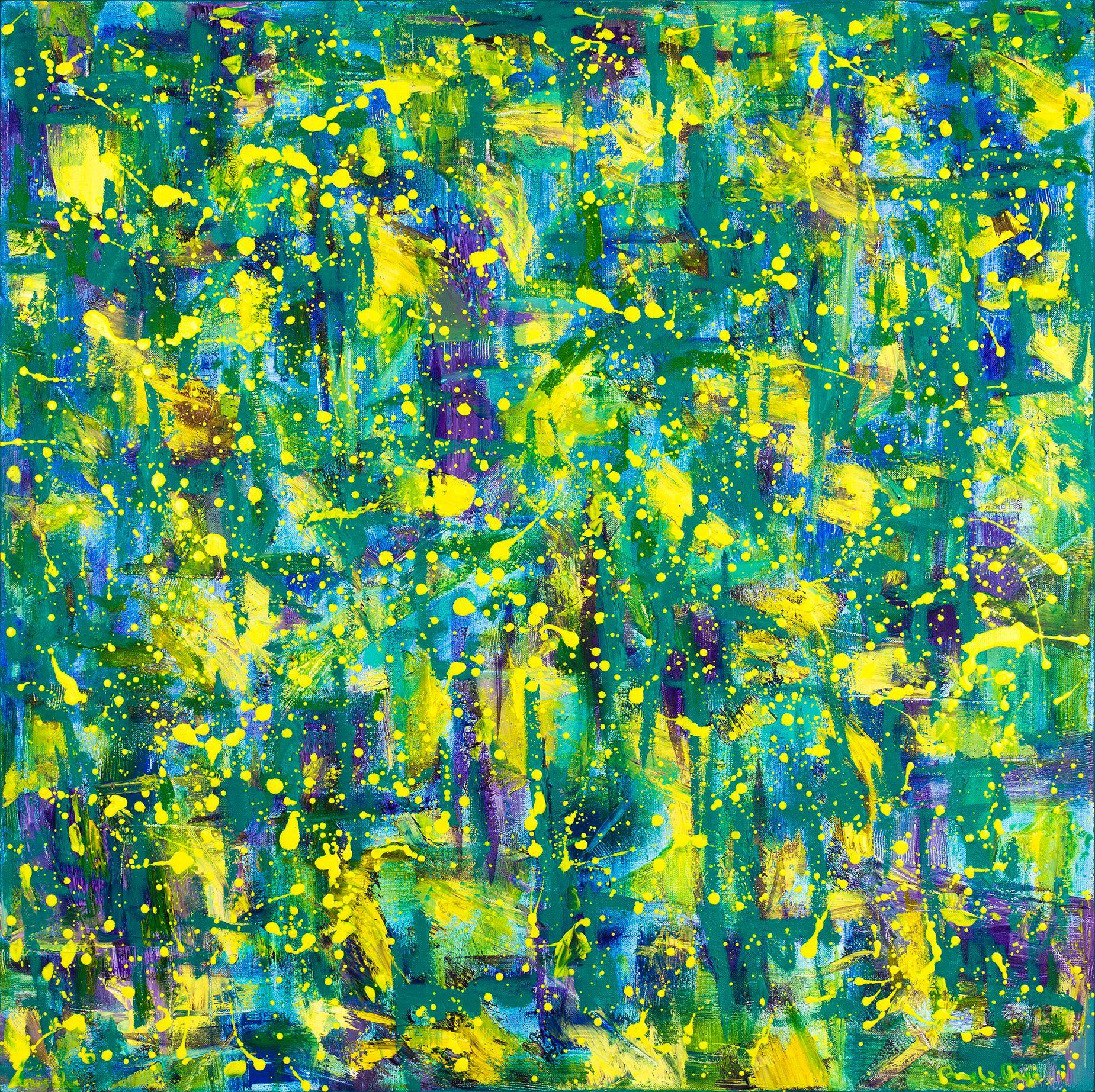 Benvenuti nella Jungling, Pittura, Olio su tela - Painting di Pamela Rys