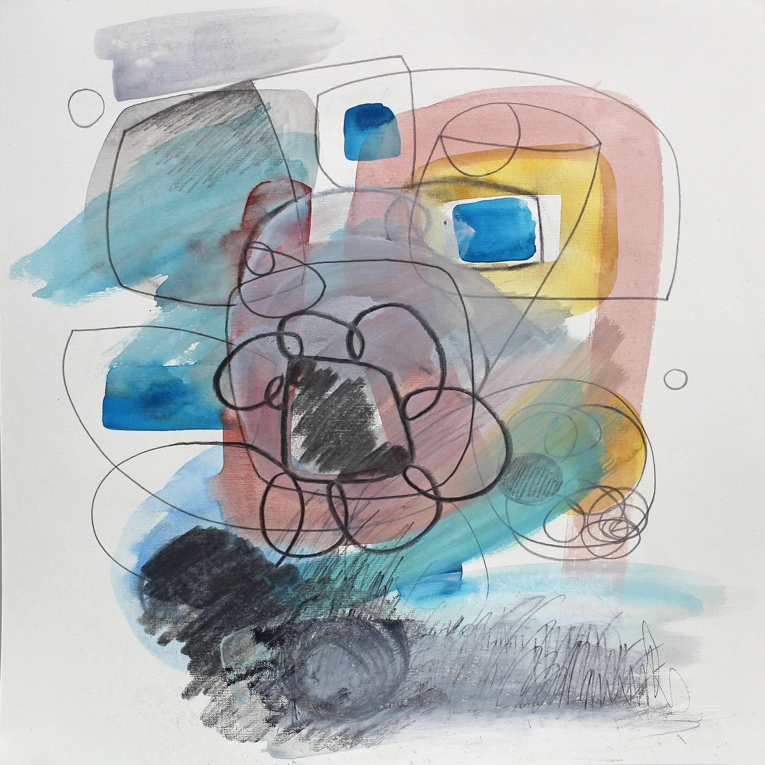 Pamela Staker Abstract Drawing - Modernist Study 15