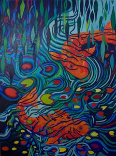 Koi nº 1, Pintura original de bodegón