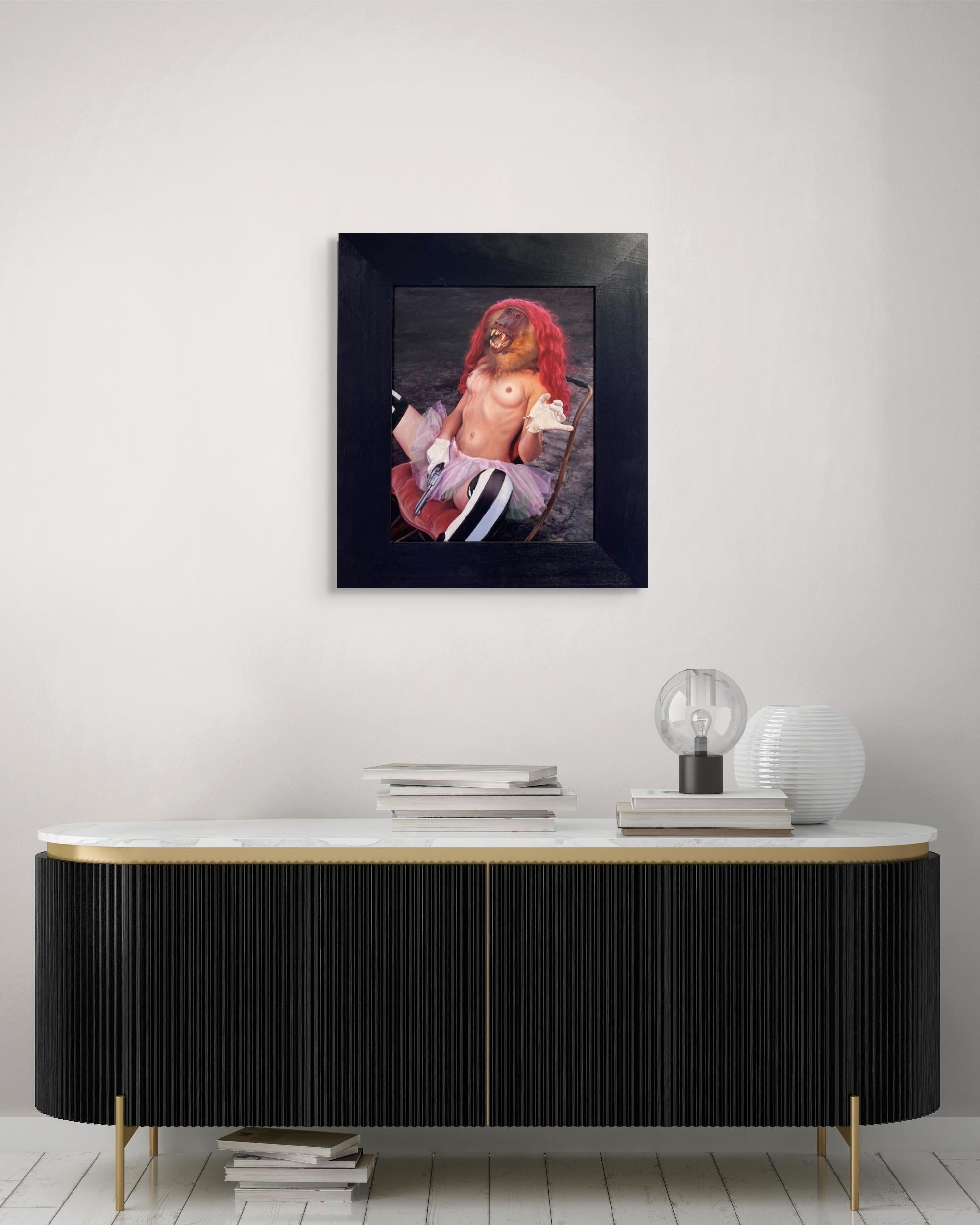 „Metempsychosis: Ginger Snapped“, Ölgemälde im Angebot 1