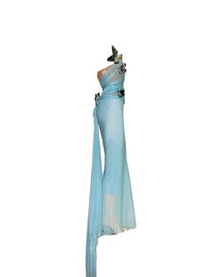 Pamela's Dolce & Gabbana 1998 Corset Butterfly Evening Gown Dress