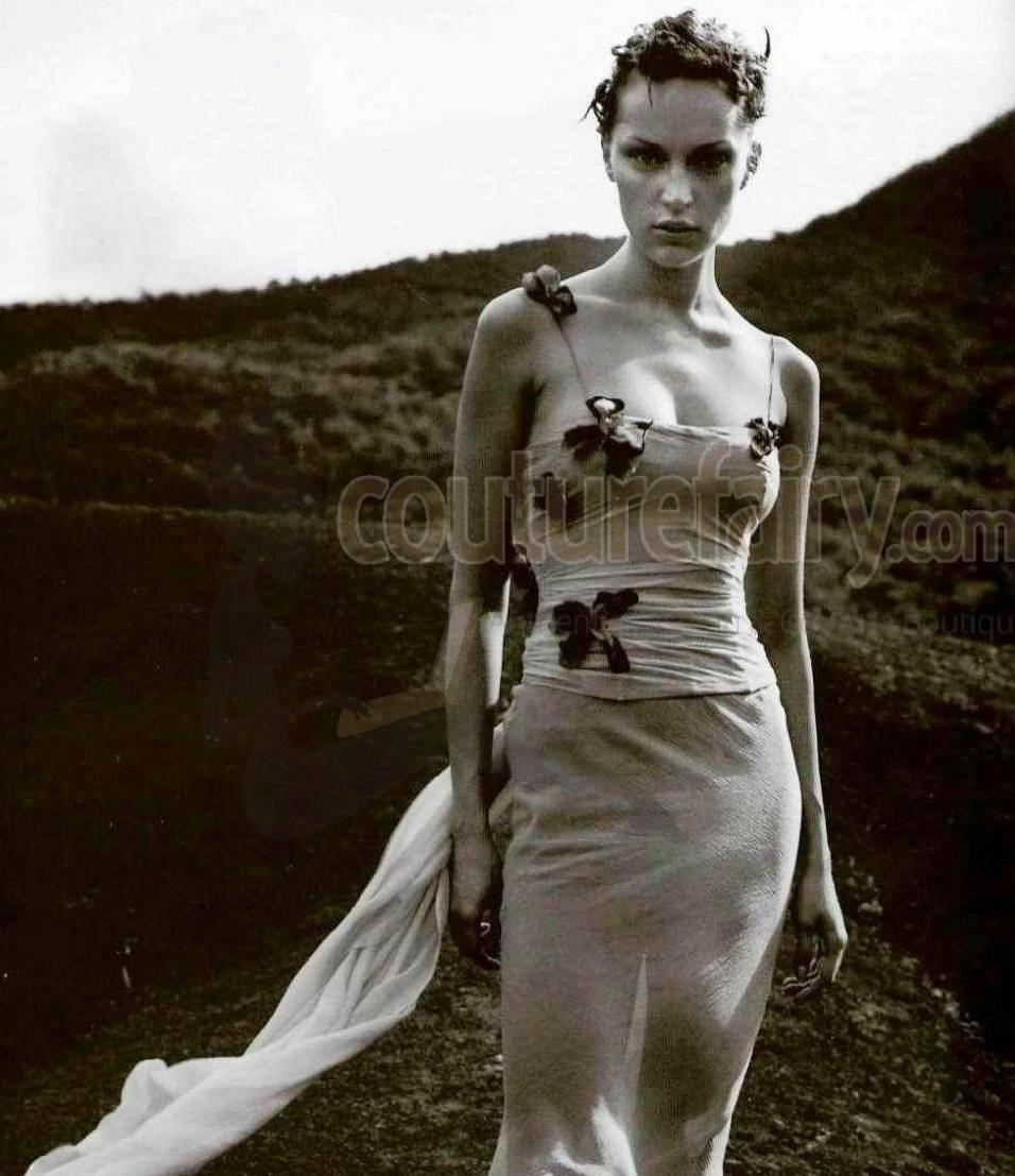 Pamela's Dolce & Gabbana 1998 Corset Butterfly Evening Gown Dress 1