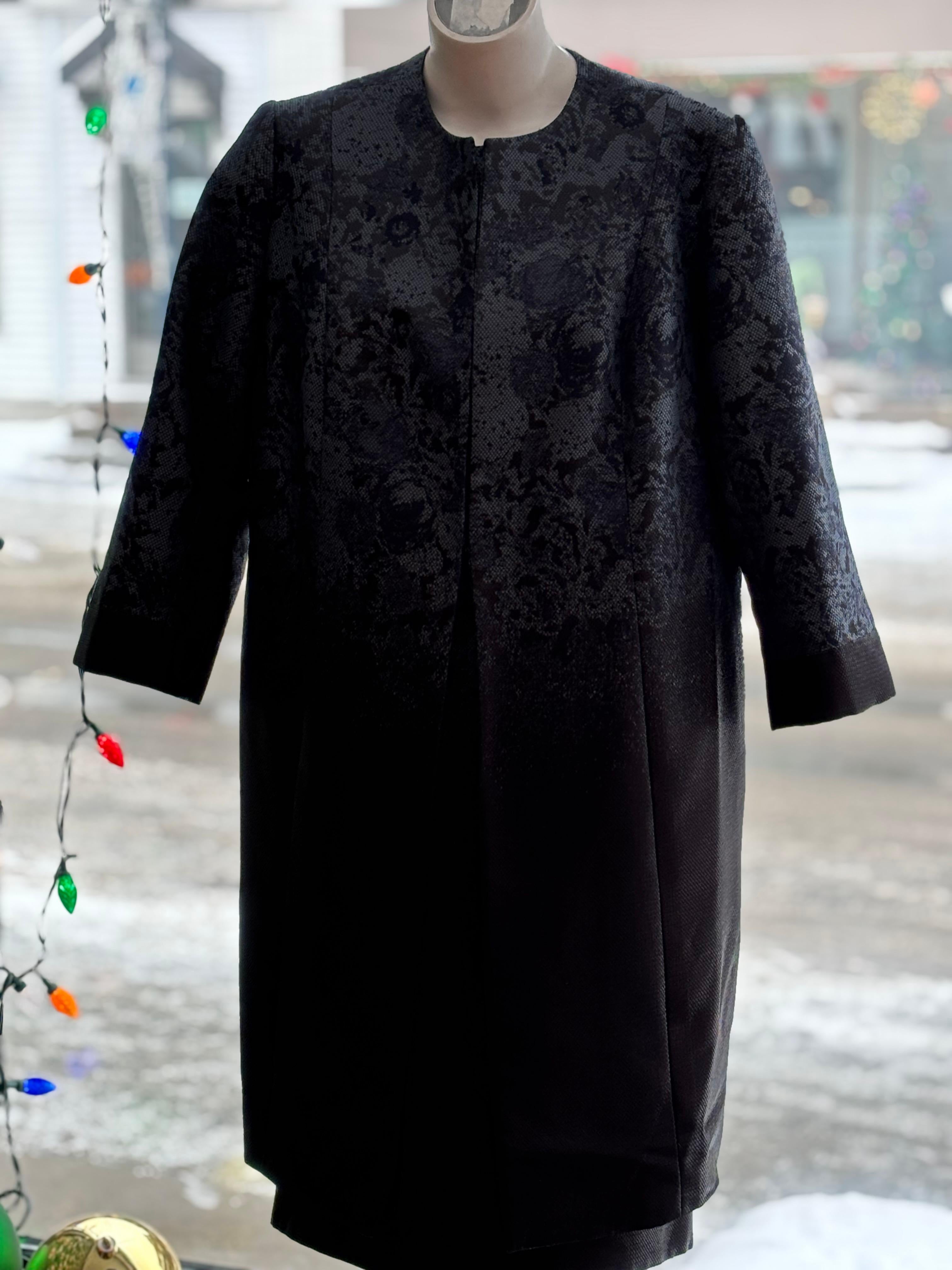 Zweiteiliges Kleid/Mantel-Cocktail-Outfit von Pamella Roland (18 US) im Angebot 7