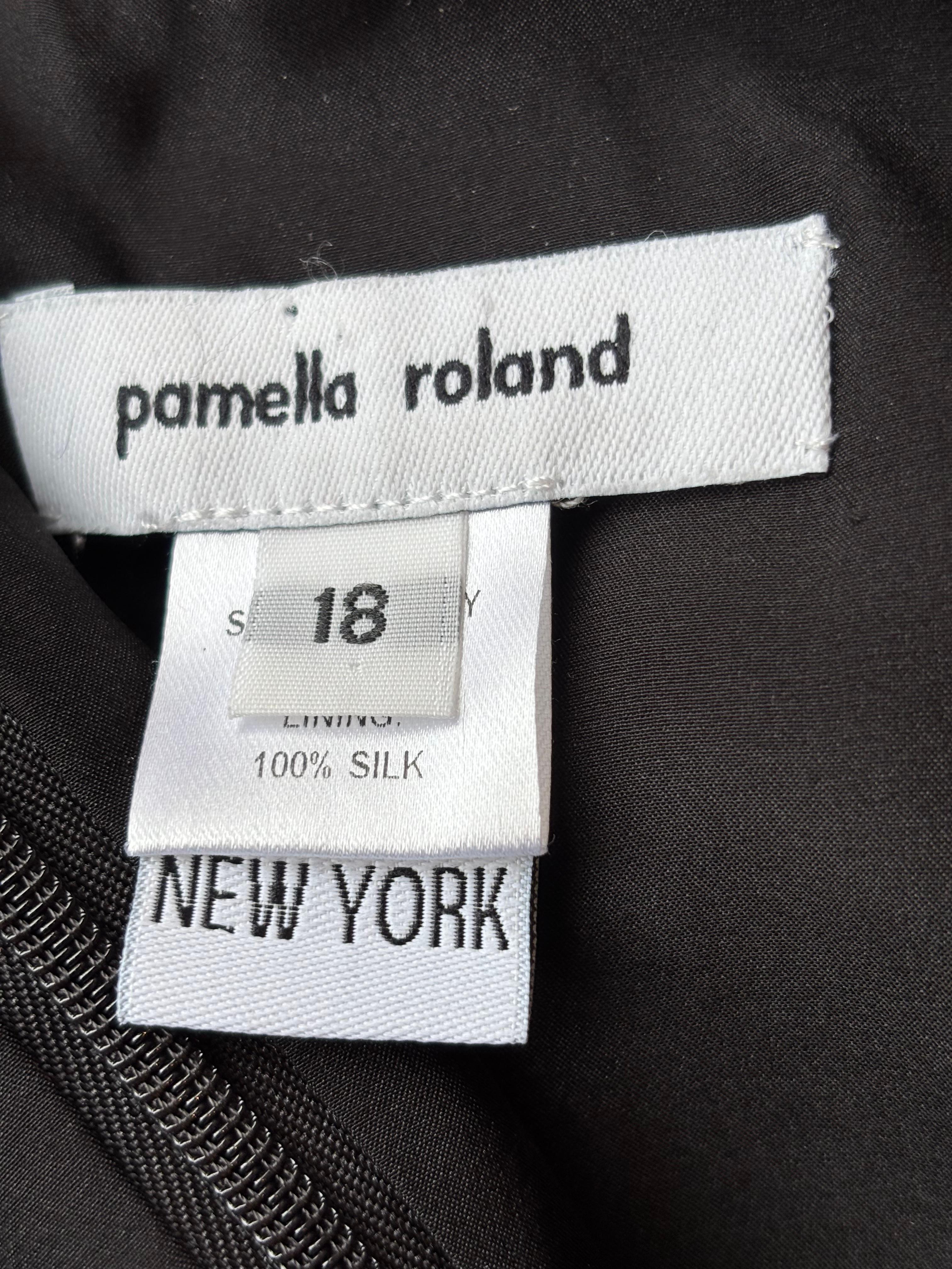 Zweiteiliges Kleid/Mantel-Cocktail-Outfit von Pamella Roland (18 US) im Angebot 1