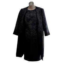 Zweiteiliges Kleid/Mantel-Cocktail-Outfit von Pamella Roland (18 US)