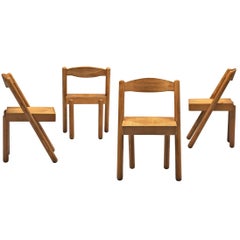 Pamio & Toso French Set of Four Chairs in Ash