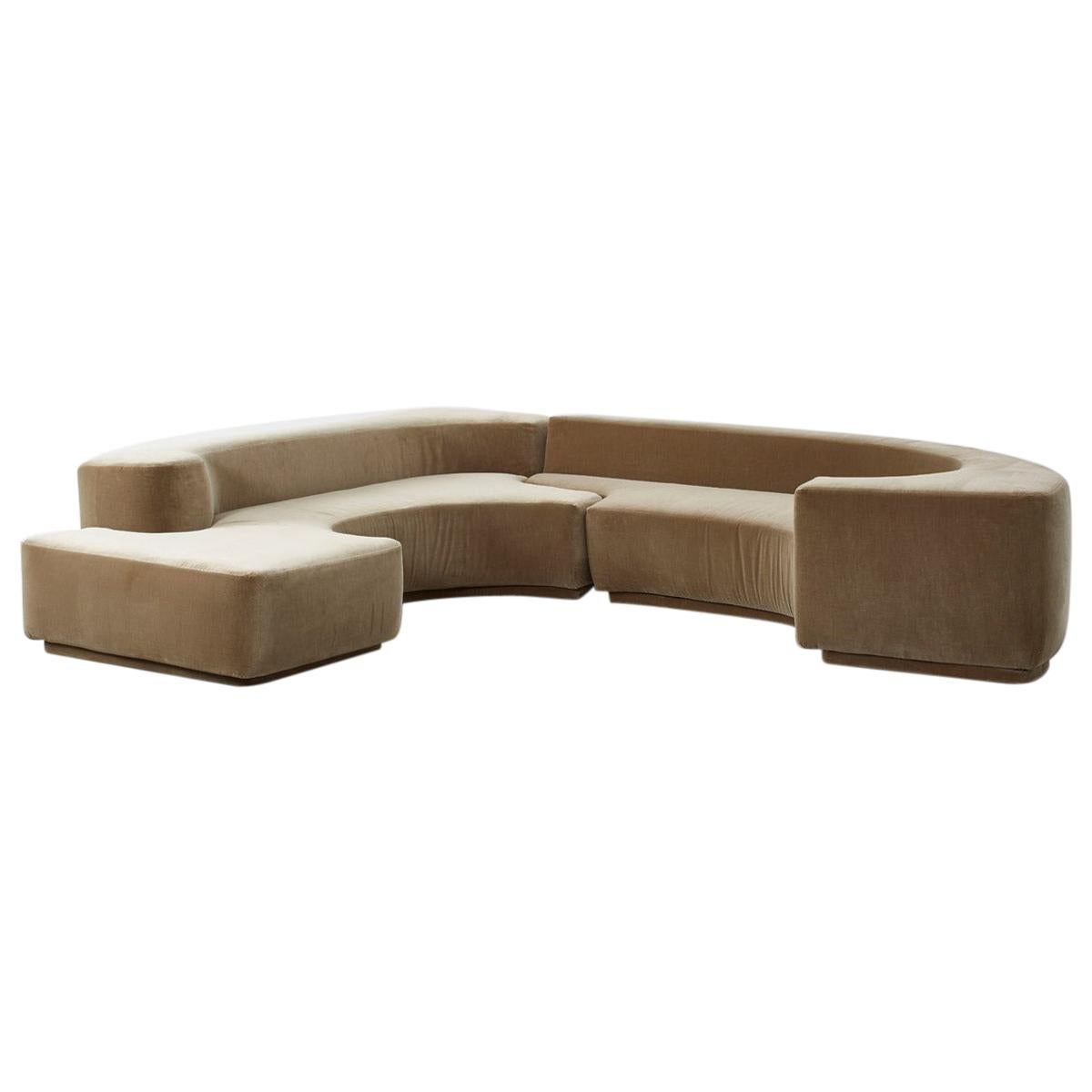 Pamio, Toso & Massari Lara Sofa for Stilwood, Italy, 1968