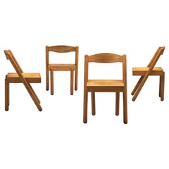 Pamio & Toso Set of 4 Dining Chairs Model ‘Iva’ in Ash