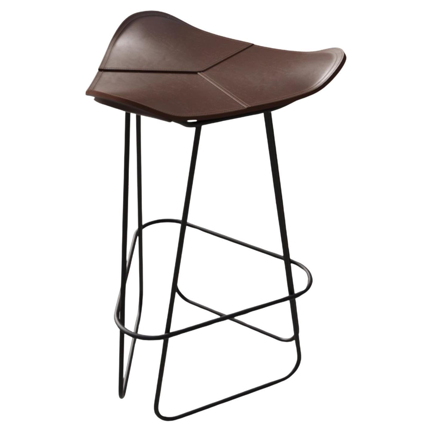 Pampa Leather Counter Stool by Cuero Design