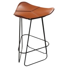 Pampa Leather Counter Stool by Cuero Design
