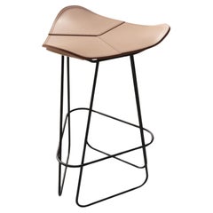 Pampa Thekenhocker aus Leder von Cuero Design