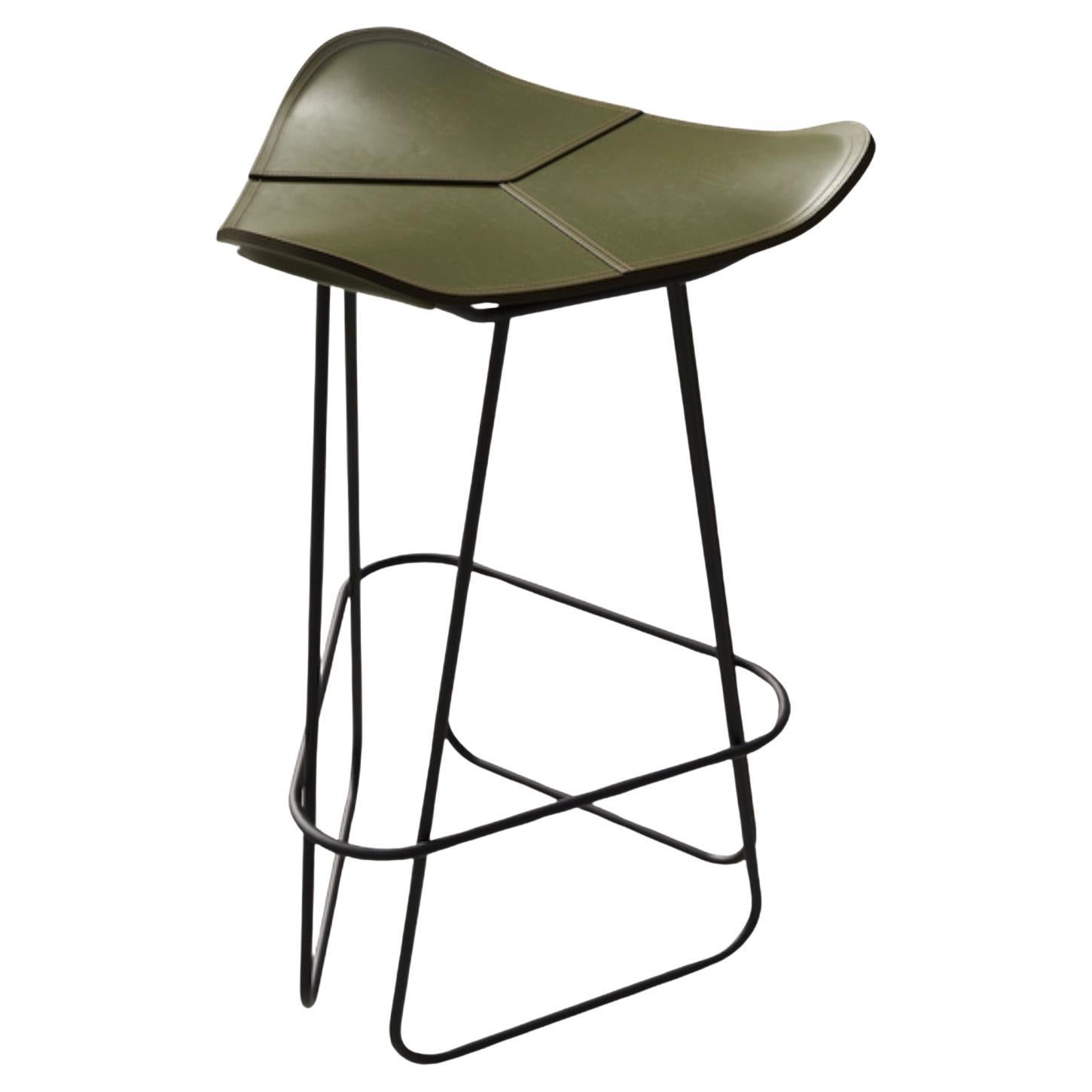 Pampa Leather Counter Stool by Cuero Design