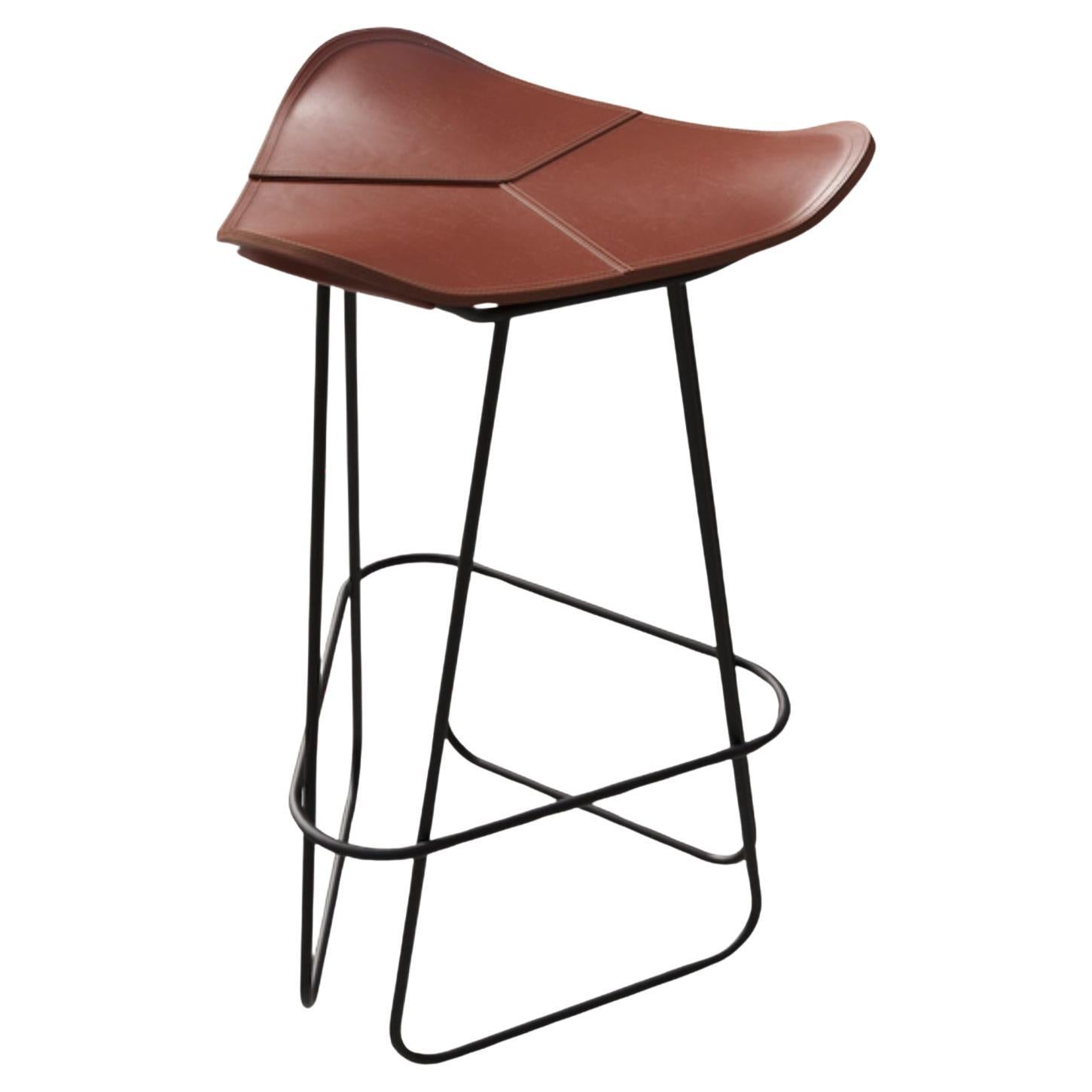 Pampa Leather Counter Stool by Cuero Design
