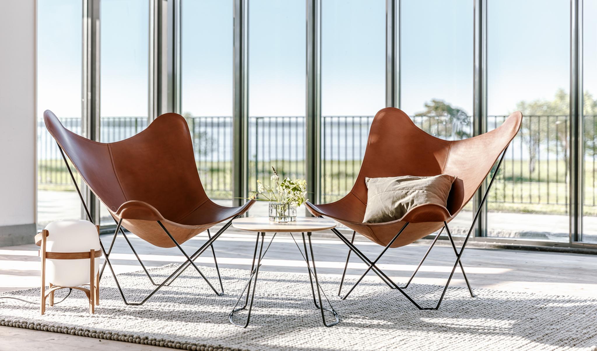 Pampa Mariposa Lounge Chair by Cuero Design For Sale 2