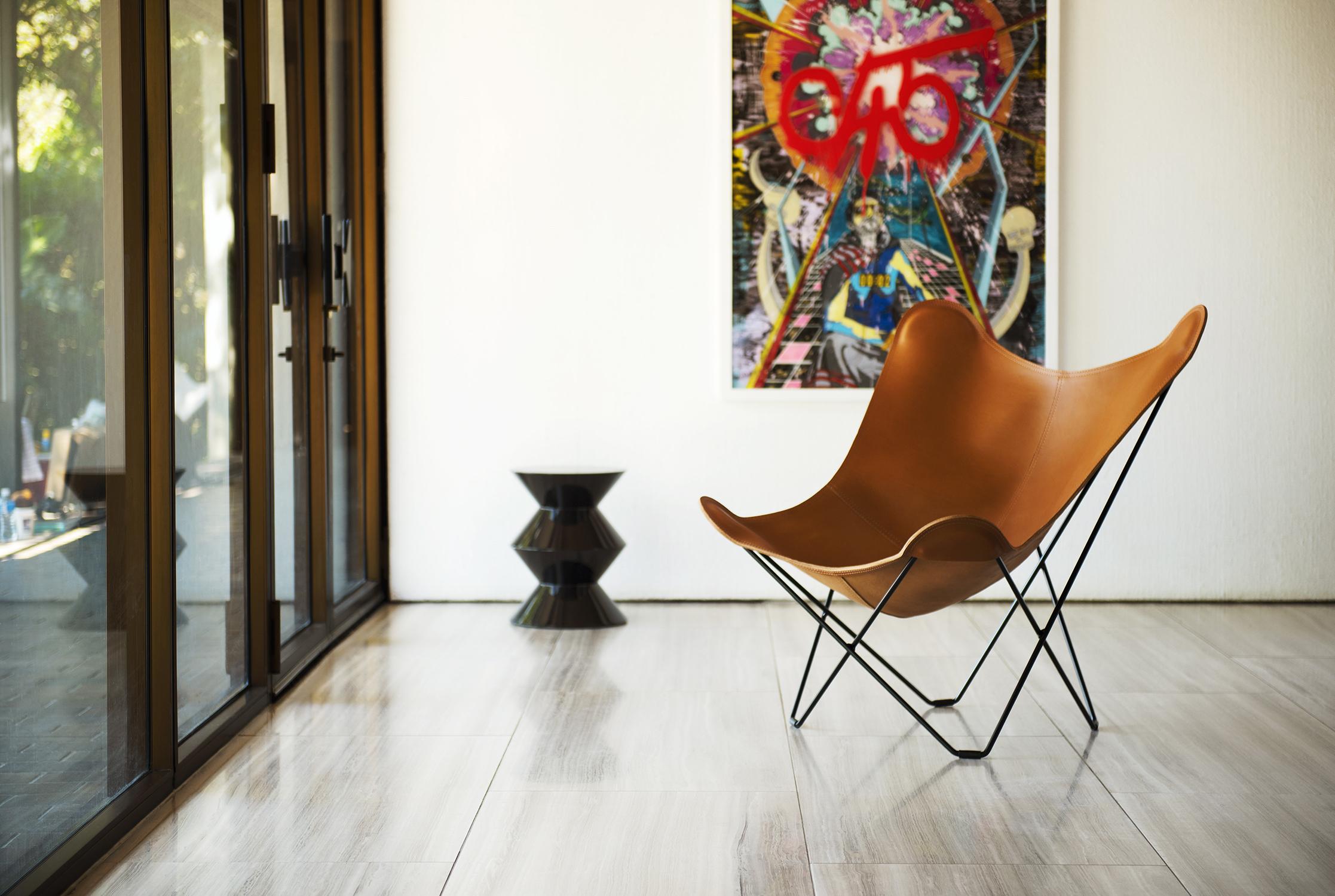 Pampa Mariposa Lounge Chair by Cuero Design For Sale 7