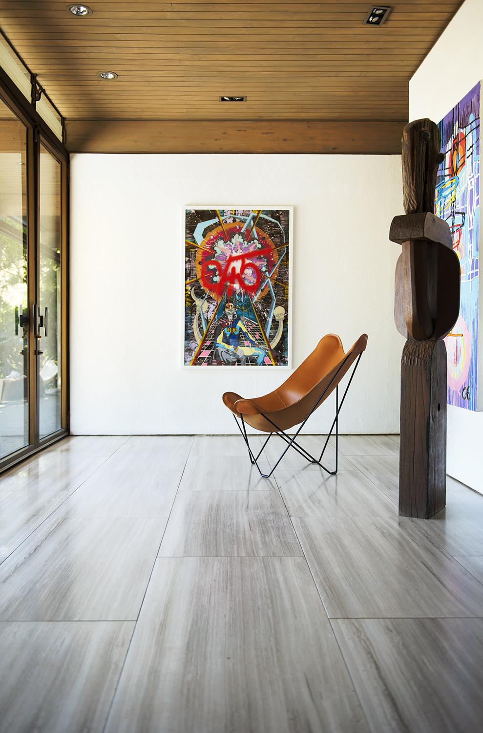 Pampa Mariposa Lounge Chair by Cuero Design For Sale 10