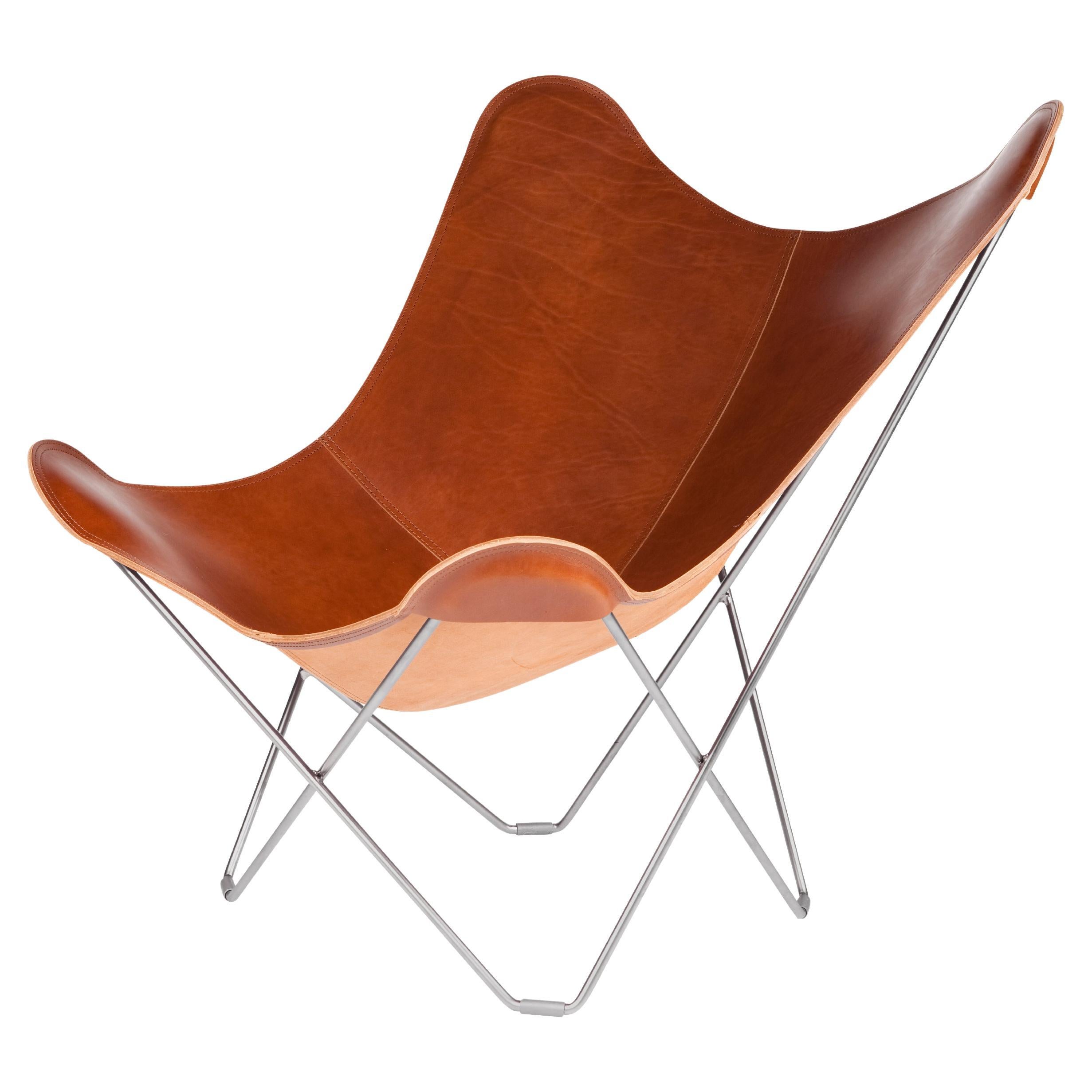 Pampa Mariposa Lounge Chair by Cuero Design For Sale