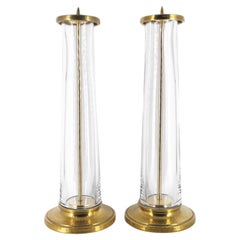 Candelabro troy dorado de plata de ley Pampaloni