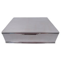 Pampaloni Italian Modern Sterling Silver Box